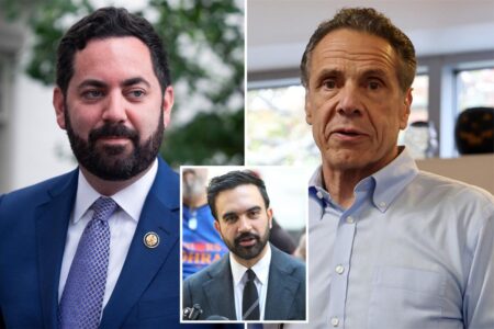 Republican Mike Lawler plugs ‘lying sack of ‘s–t’ Cuomo for mayor — as ‘lesser of two evils’ over Mamdani
