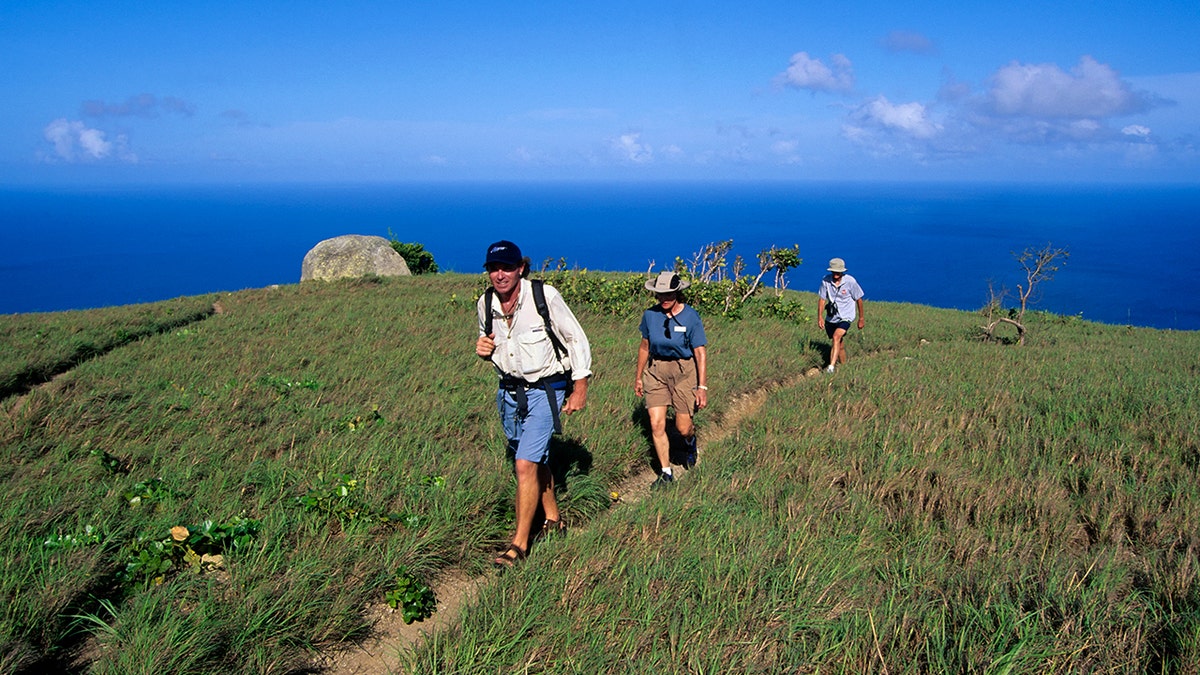 Lizard Island hikers in 1999