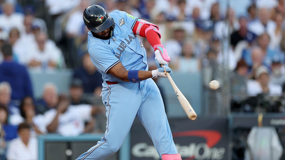 Vladimir Guerrero Jr hits home run