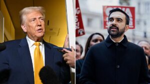 Trump says Mamdani ‘thinks it’s wonderful to have men playing in women’s sports,’ mocks trans weightlifter