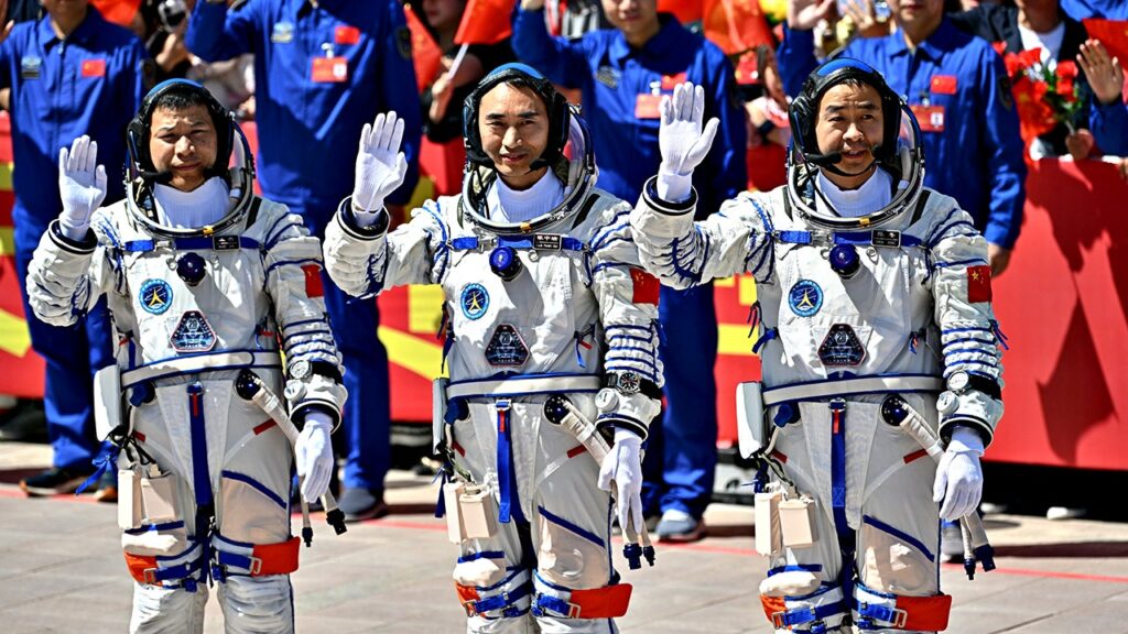 Chinese astronauts stranded in space after debris strikes return capsule during mission