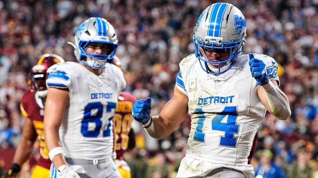 Lions’ Amon-Ra St Brown apologizes if he ‘offended’ anyone with Trump dance at game vs Commanders