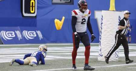 CFL suspends Alouettes’ Oakman ‘indefinitely’ for policy breach