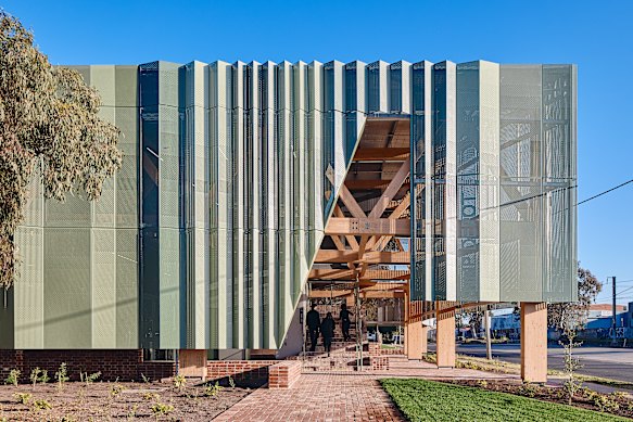 The award-winning Northern Memorial Park Depot in Glenroy.
