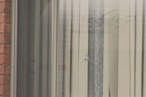 The home in Bossley Park has been targeted in a shooting for the second time in 48 hours.