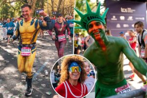 Here are the wildest and most spirited outfits spotted running the NYC Marathon