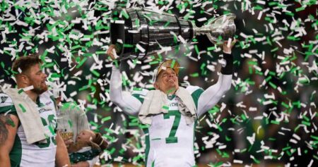 Saskatchewan Roughriders beat Montreal Alouettes for fifth Grey Cup