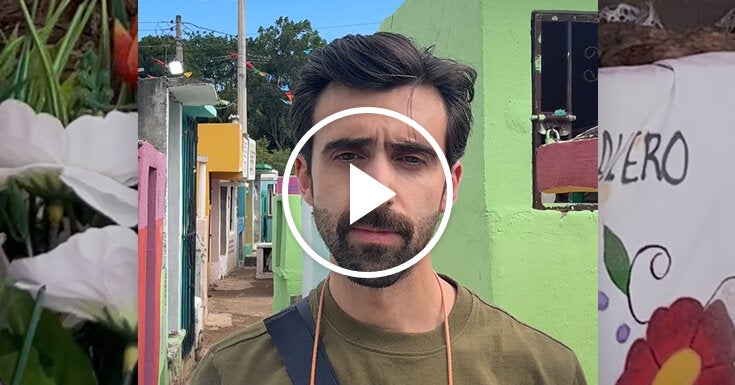 Cleaning Bones for Day of the Dead