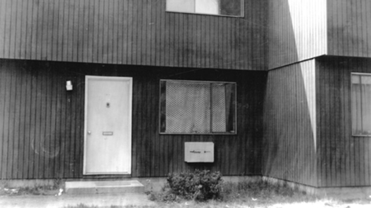 Photograph of Concord Gardens Apartment Complex, Building 19, Apartment 4 in 1975