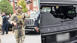 Manhunt underway after federal agents take gunfire as rioters ram vehicles, hurl debris in Chicago