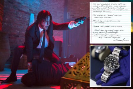 Keanu Reeves’ message as stolen ‘John Wick’ Rolex found in South American crime ring bust