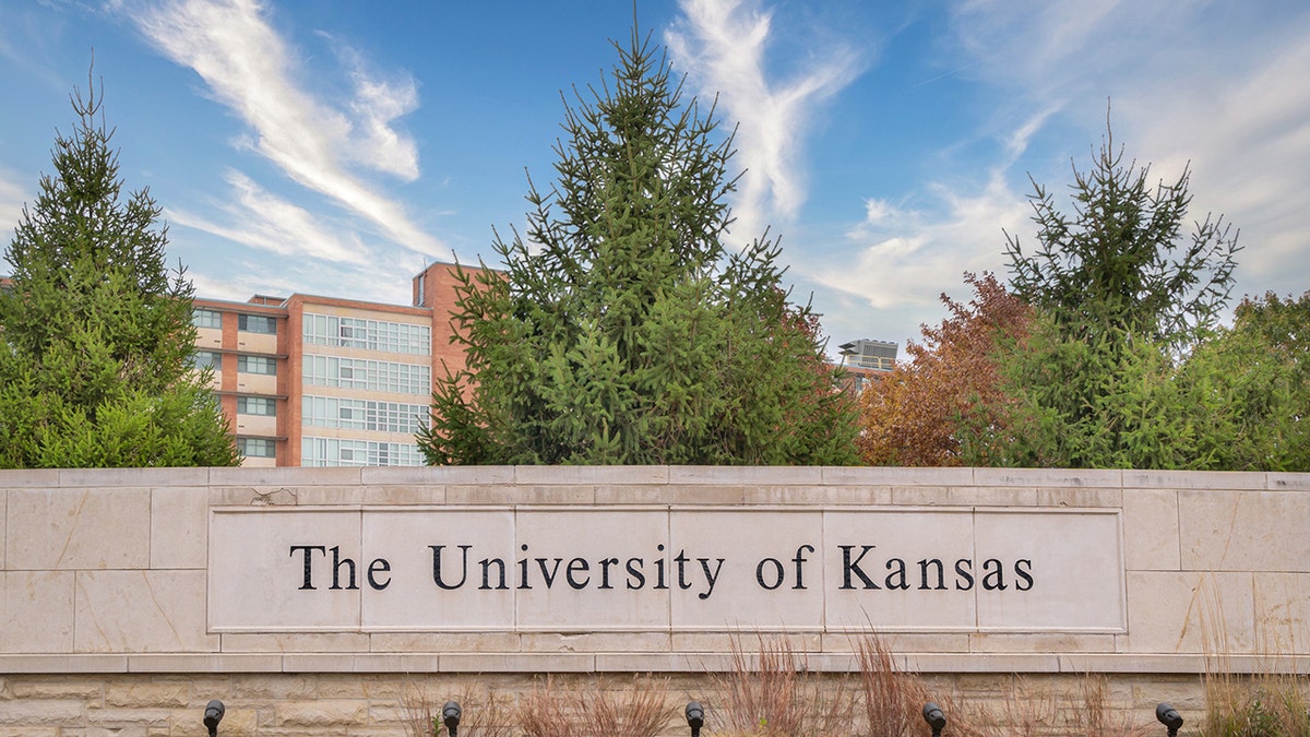 University of Kansas sign