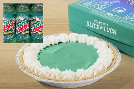 Taco Bell’s new Mountain Dew Baja Blast Pie horrifies customers: ‘Chernobyl cheesecake’