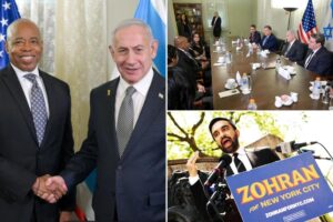 Eric Adams meets with Netanyahu on taxpayer-funded Israel trip as he rips Mayor-elect Zohran Mamdani