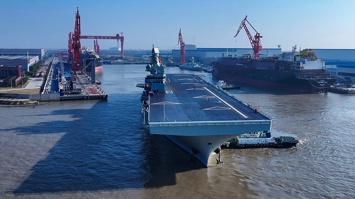 The Sichuan begins sea trials