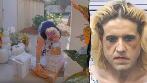 Alleged porch pirate in women’s clothing busted after surveillance video goes viral: ‘Particular look’