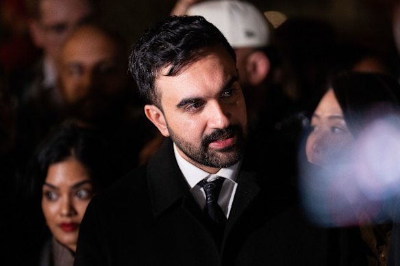 New York City mayor-elect Zohran Mamdani.