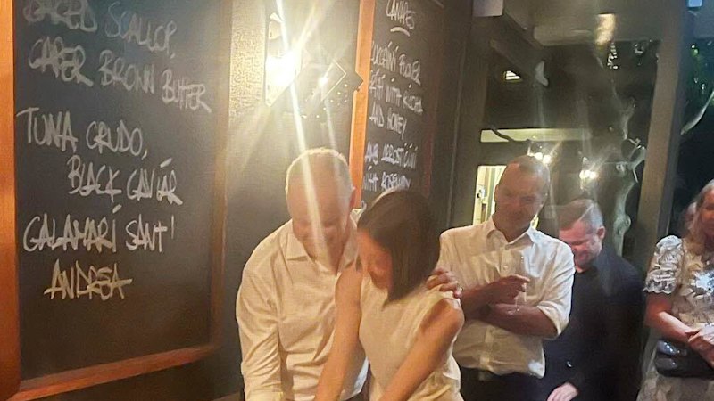 Five years ago, they gave up everything for their relationship. Now Hugh Marks and Alexi Baker are married