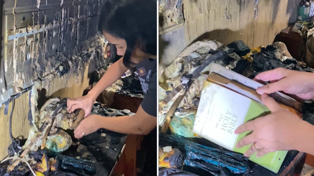 Fire wipes out family’s home with ‘nothing left’ except for one treasured item: See the video