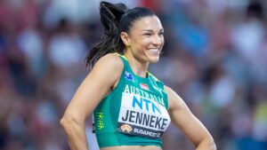 Olympic star Michelle Jenneke announces engagement after keeping relationship out of public view