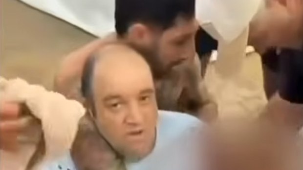 An social media image shows Ahmed el Ahmed, the hero bystander who tackled one of the gunmen.