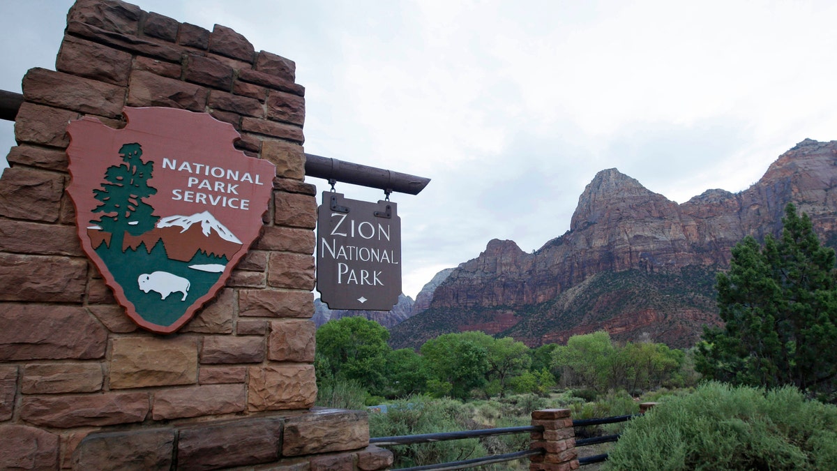 Zion sign.