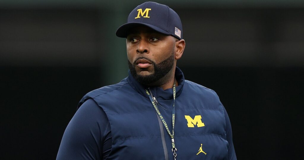 Sherrone Moore Reportedly Had ‘Long History of Domestic Violence’ Against Football Staff Member: Attorney