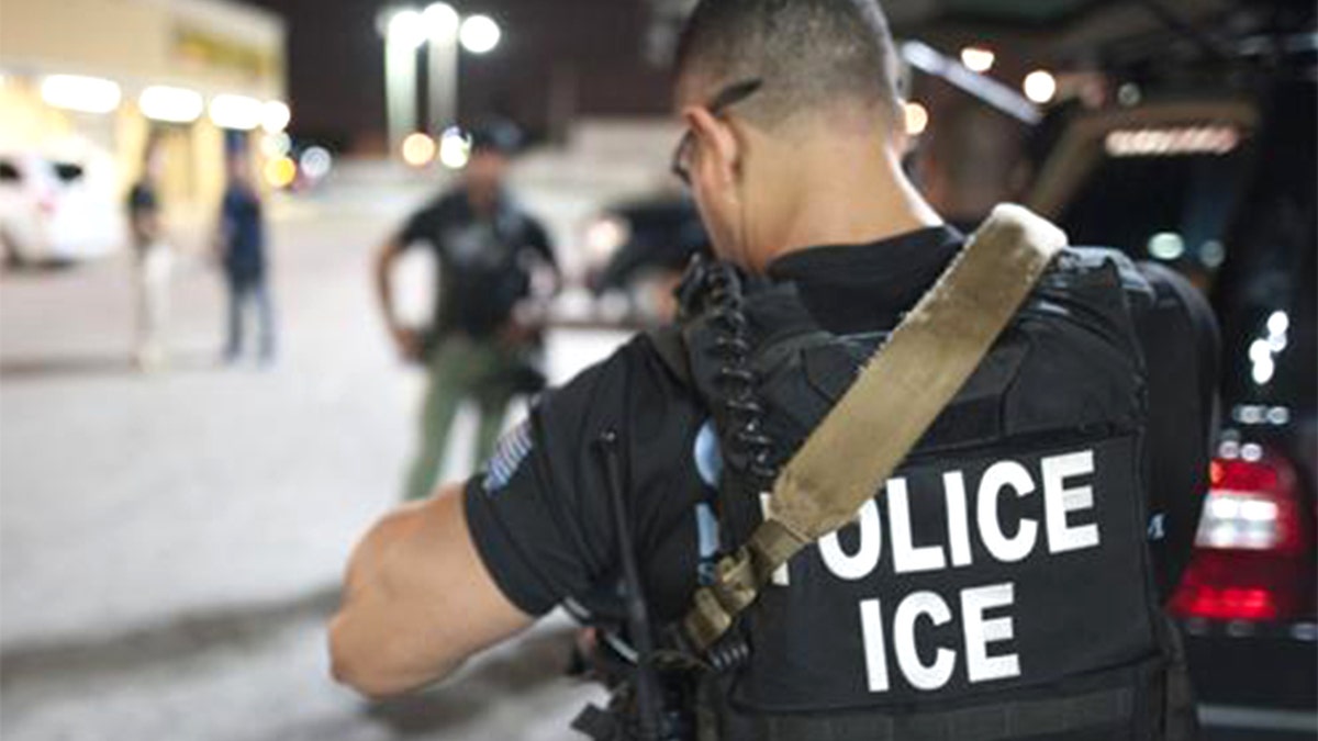 ICE Agents in uniform.