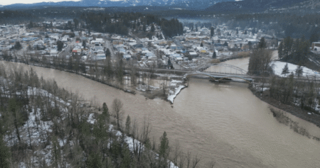 Princeton, B.C. under flood watch as Tulameen, Similkameen rise amid atmospheric river