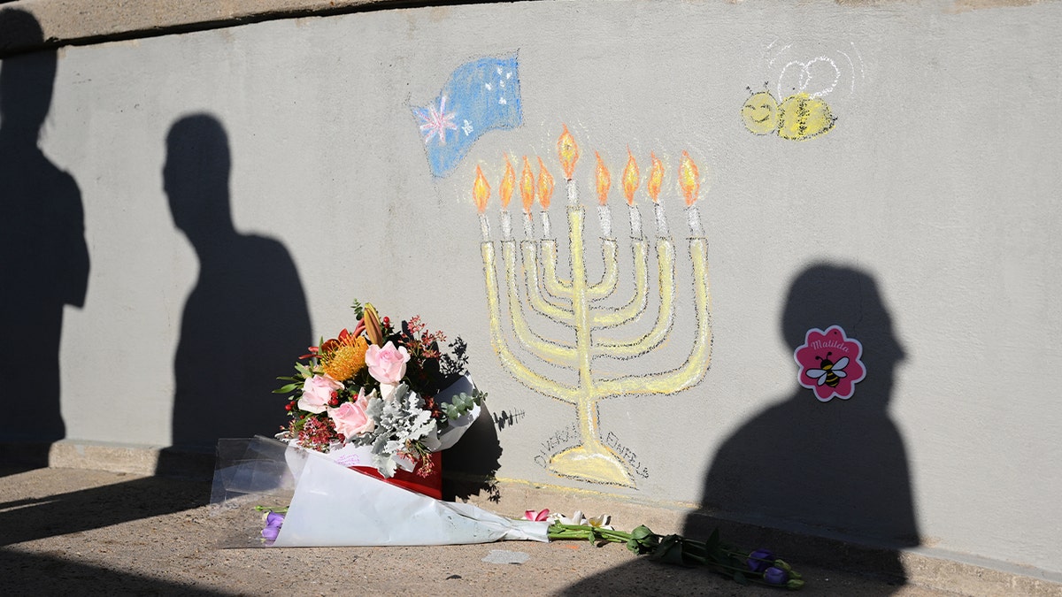 Memorial on Bondi Beach's footbridge