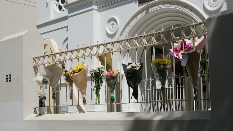 Police called to tense scene outside Brisbane synagogue