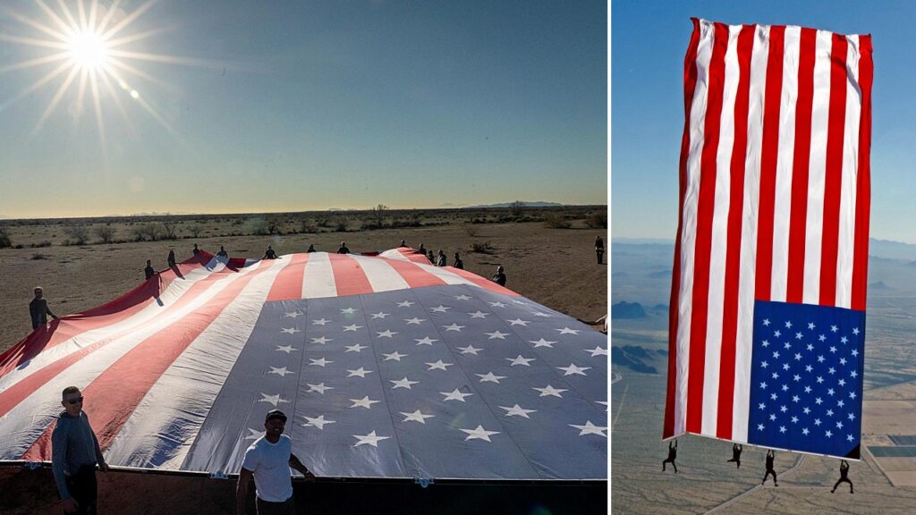American skydivers reclaim world record from Libya with massive flag jump on Pearl Harbor Day
