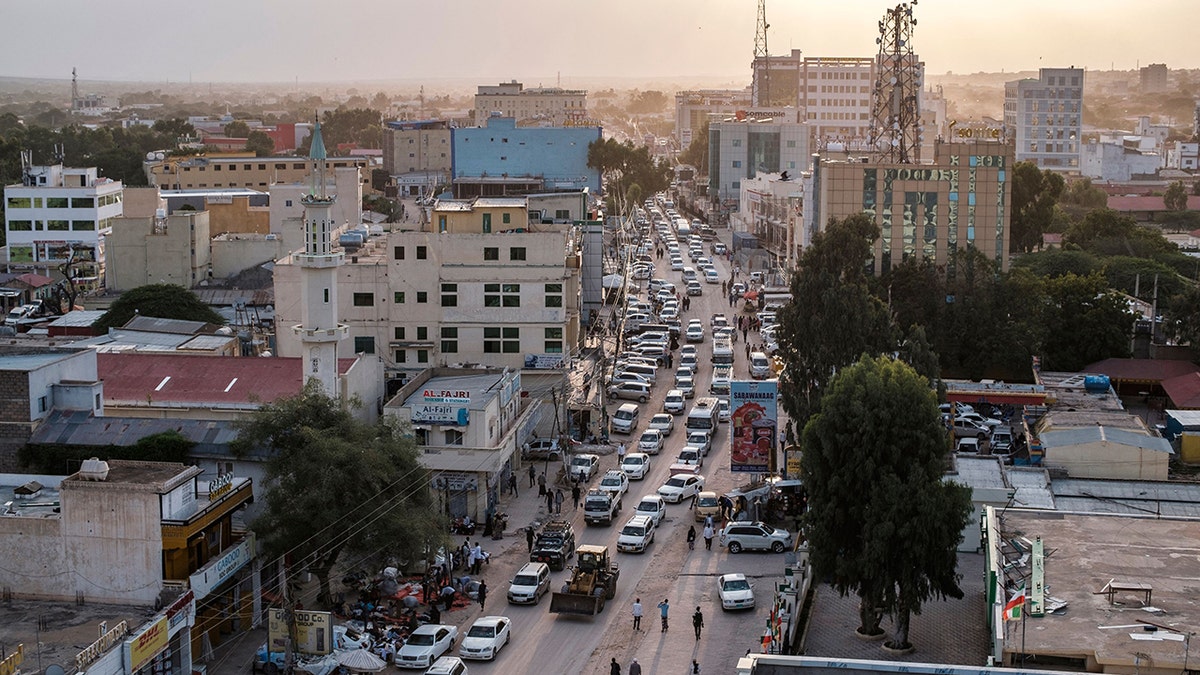 A general view of the city of Hargeisa, Somaliland, on September, 2021. 