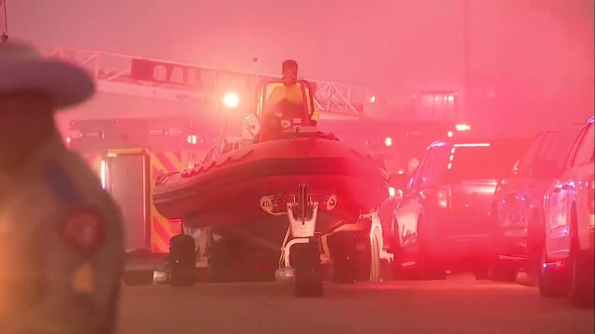 Galveston Plane Crash Scene