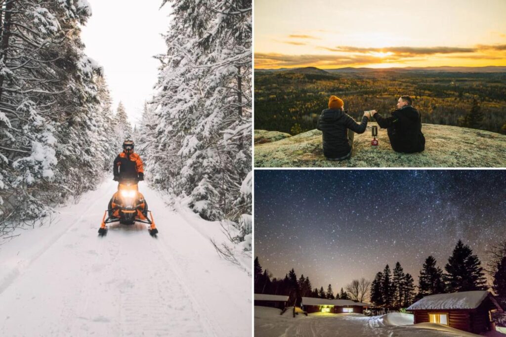 New Brunswick does winter well with dark skies, cozy lodges and icy adventures