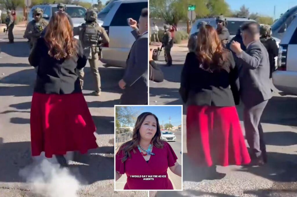 DHS fires back after Dem Rep. Adelita Grijalva claims she was ‘pushed aside and pepper sprayed’ during ICE raid