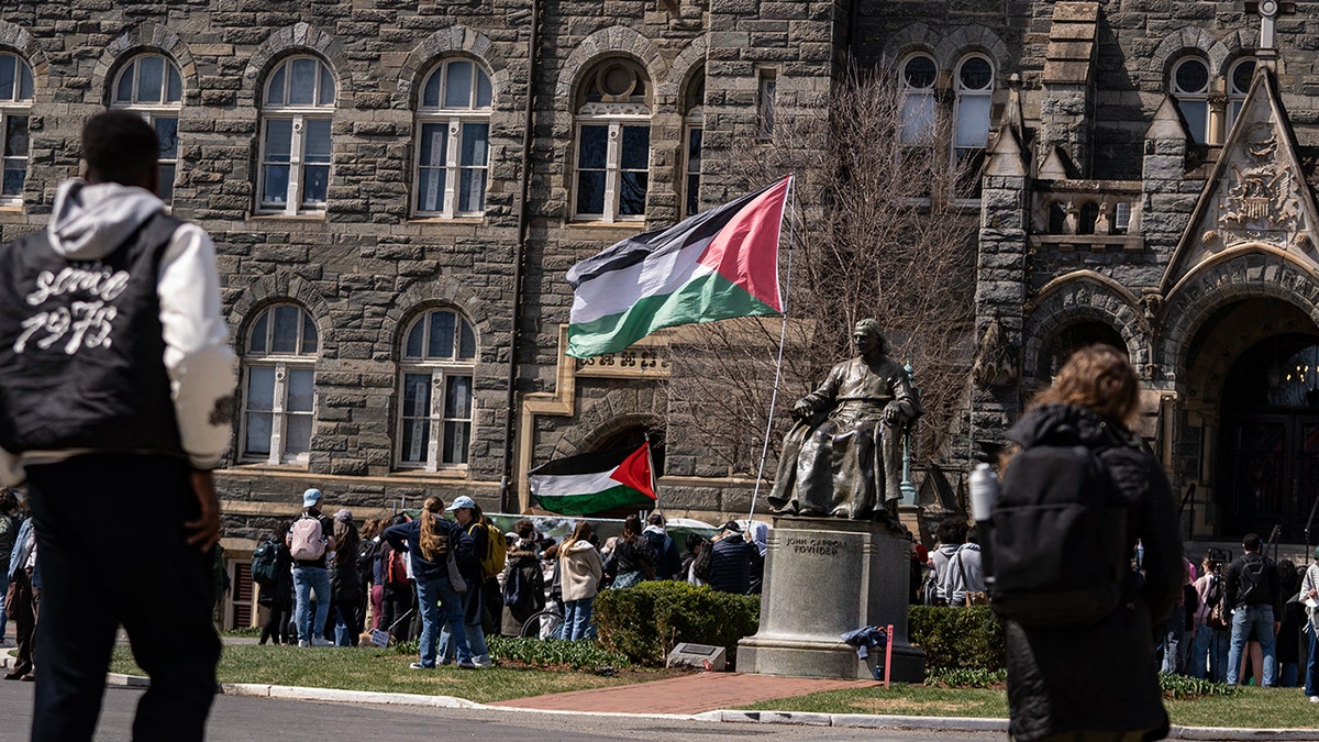 Anti-Israel agitators on campus
