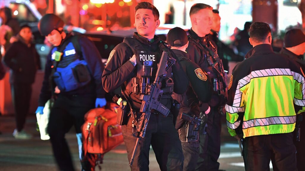 Trump urges capture of ‘animal’ gunman in Brown University shooting, says no motive yet