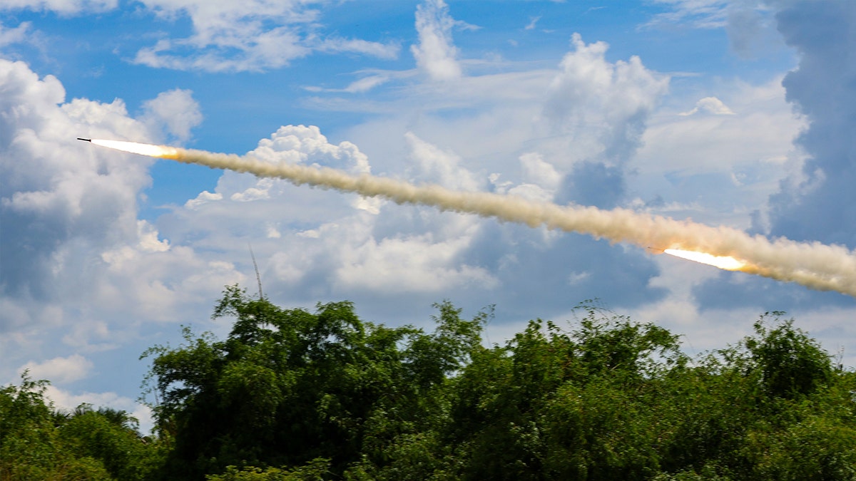 Live-ammunition exercise, which is a part of the 'Salaknib' or 'Shield' bilateral exercise between the United States and Philippine armies, features the M142 High Mobility Artillery Rocket System, or the HIMARS missile system.