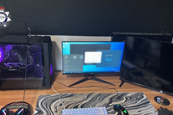 Police also seized electronic equipment from the boy’s home.