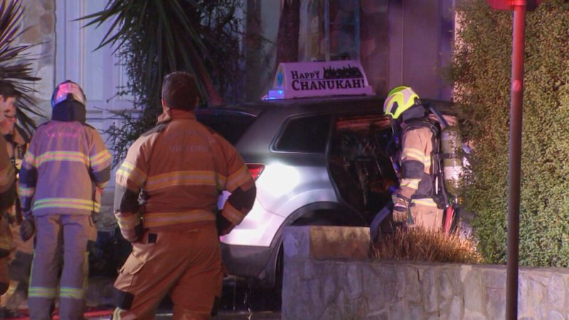 Man, 47, arrested over Christmas Day arson attack on rabbi’s car in St Kilda East