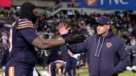 Bears’ Ben Johnson gives fiery message to team after playoff win: ‘F— the Packers!’