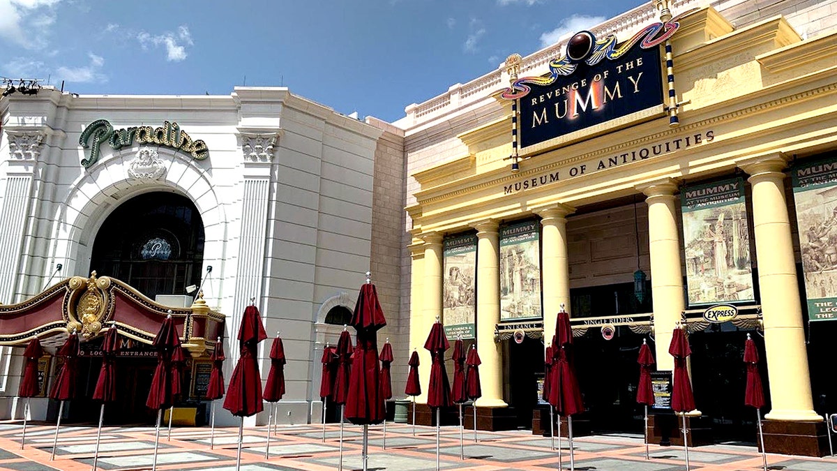 Revenge of the Mummy exterior