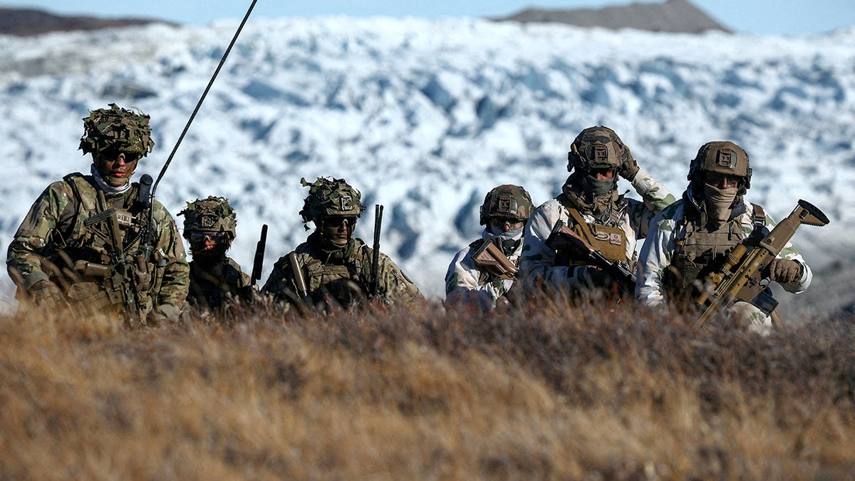 Danish troops in Greenland.