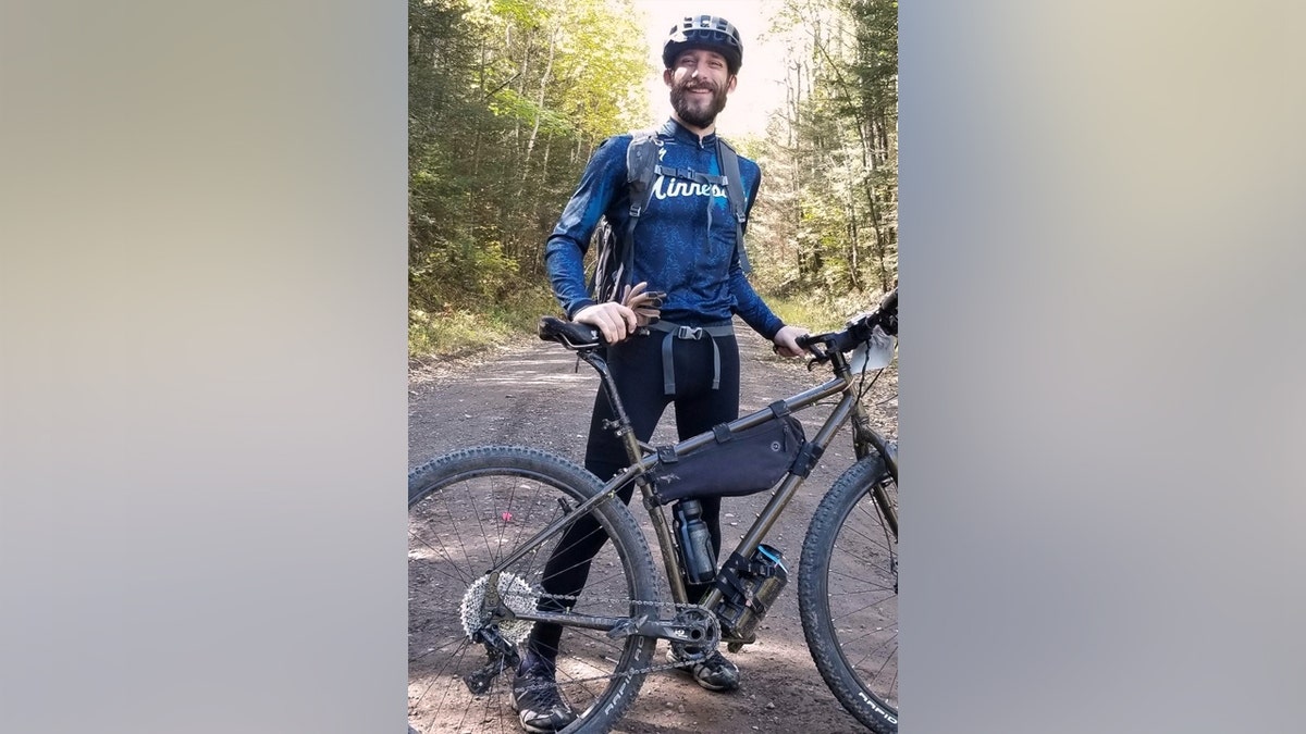 Alex J. Pretti in cycling gear