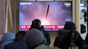 North Korea launches short-range ballistic missiles into sea, show of force ahead of political meetings