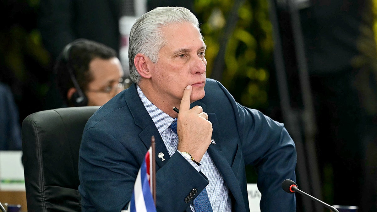 Cuban President Miguel Diaz-Canel