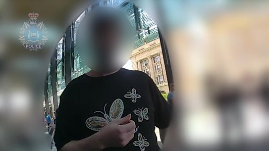 The man accused of making and throwing a bomb at an Invasion Day rally in Perth’s CBD.