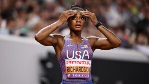 Olympian Sha’Carri Richardson pleads with officer to ‘work with me’ during speeding arrest: ‘I’m begging you’