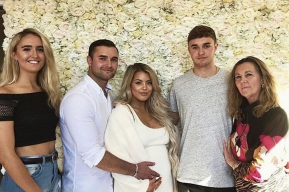 The Rebelo family (from left): Monique, Andre with then-girlfriend Gracie Piscopo, Fabian and Colleen Rebelo.